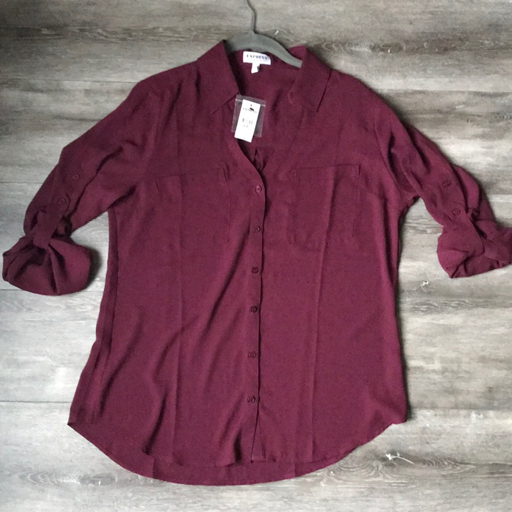 Burgundy Express Portofino shirt